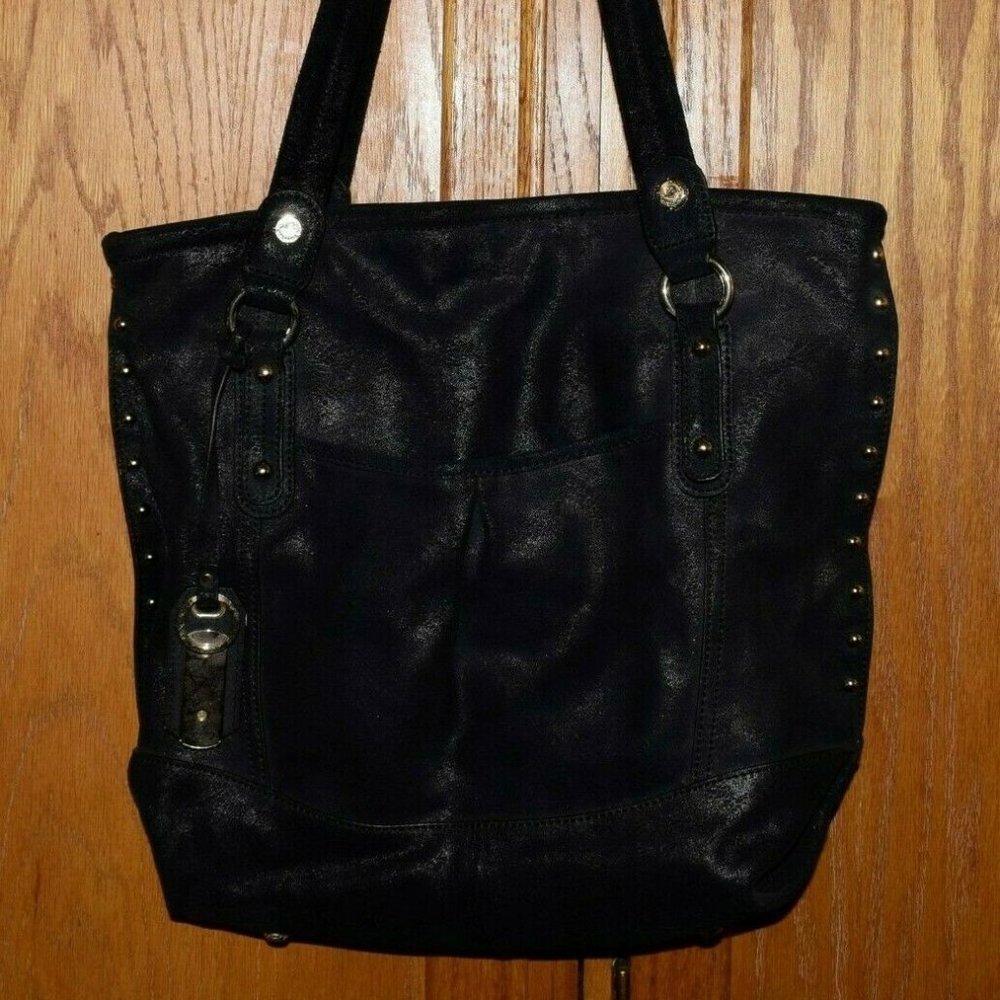 NEW B. Makowsky genuine leather handbag LARGE